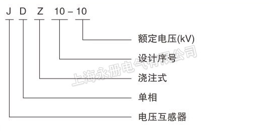 LDZ10-3、6、10電壓互感器的型號含義